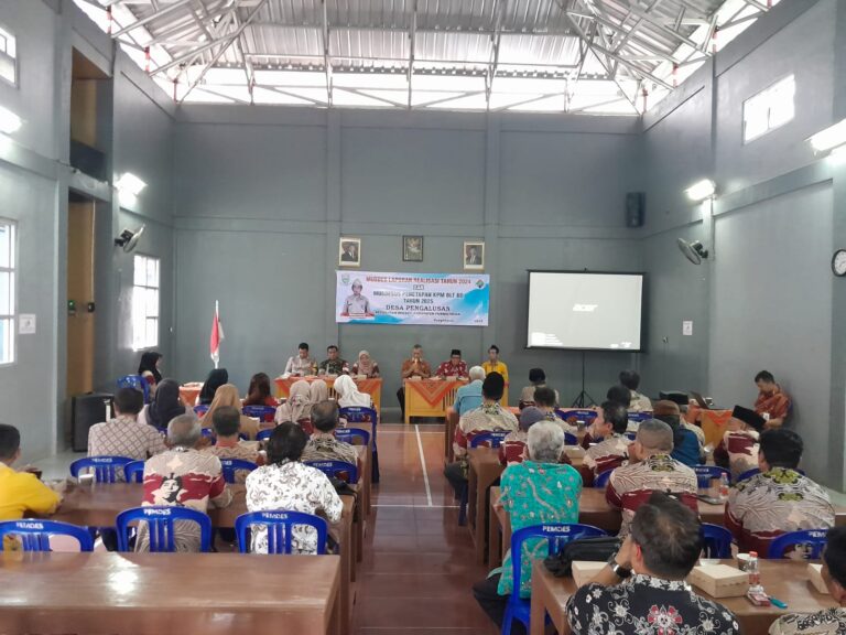 Musdes Laporan Realisasi APBDes 2024 dan Penetapan KPM BLT DD 2025